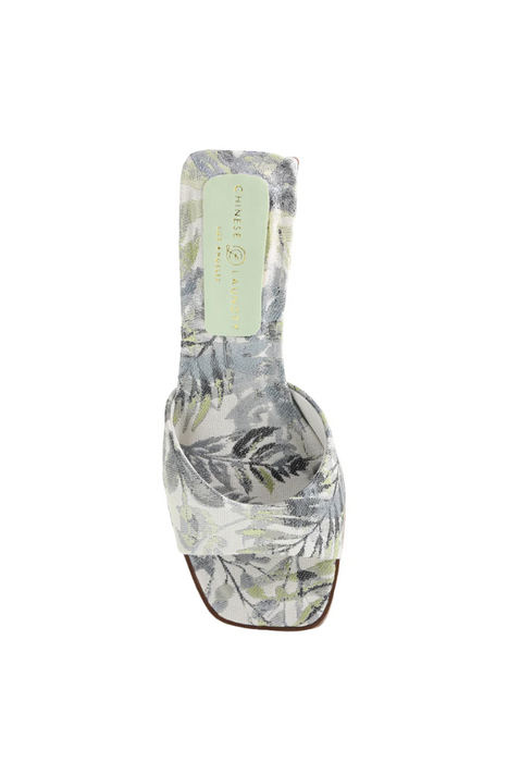 Liinda Brocade Heel - Blue & Multi