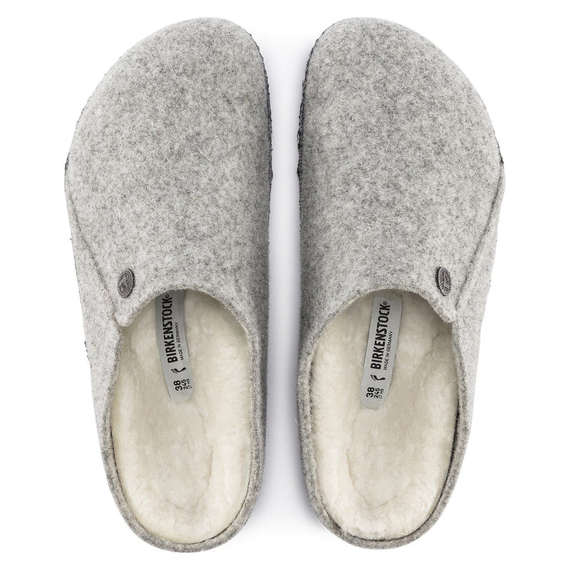 Birkenstock® • Zermatt Rivet Wool Felt - Shearling Gray