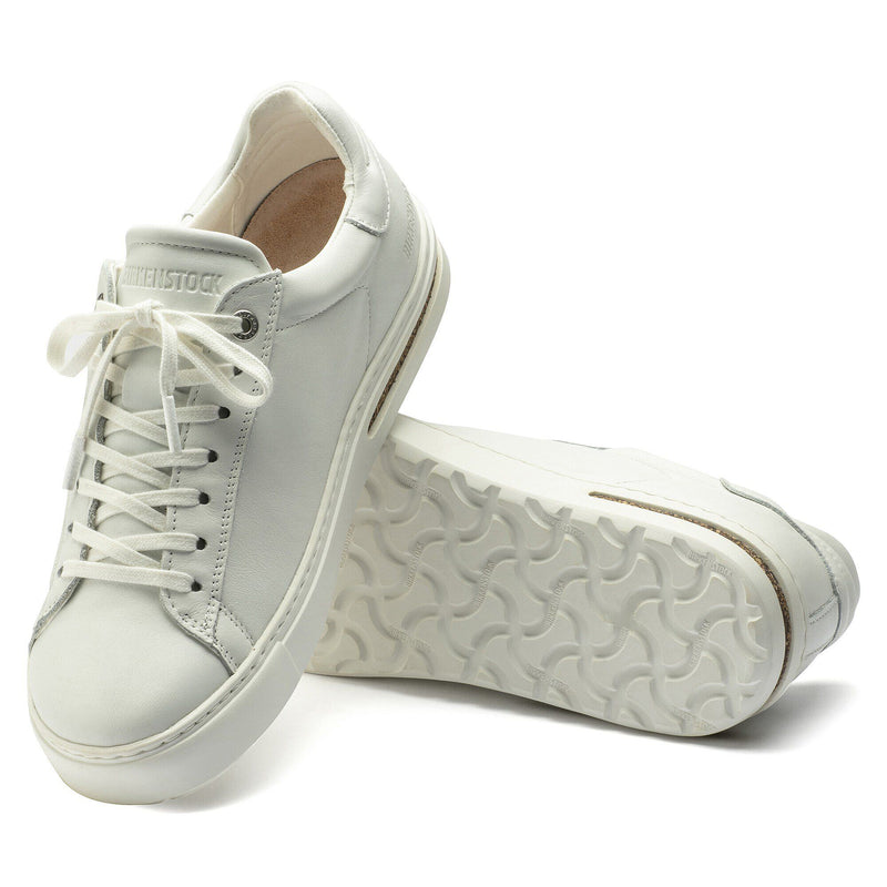 Birkenstock® • Bend Low Leather Tennis Shoes (Regular Fit) - White