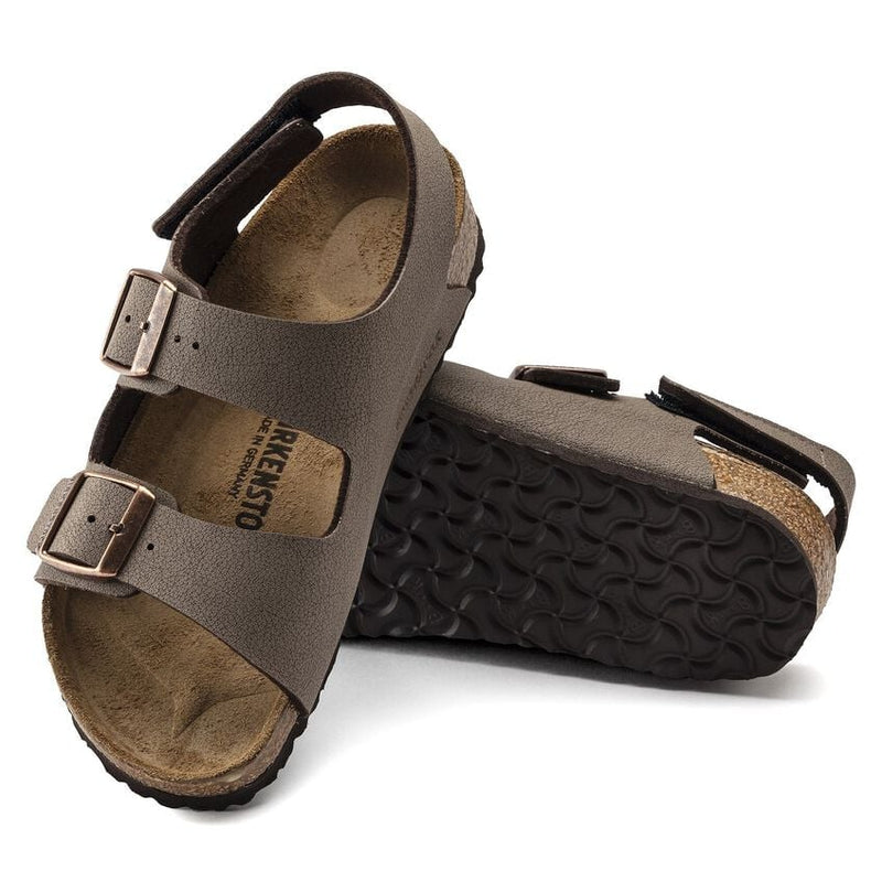 Birkenstock® • Milano HL Birkibuc (Kids) - Mocha