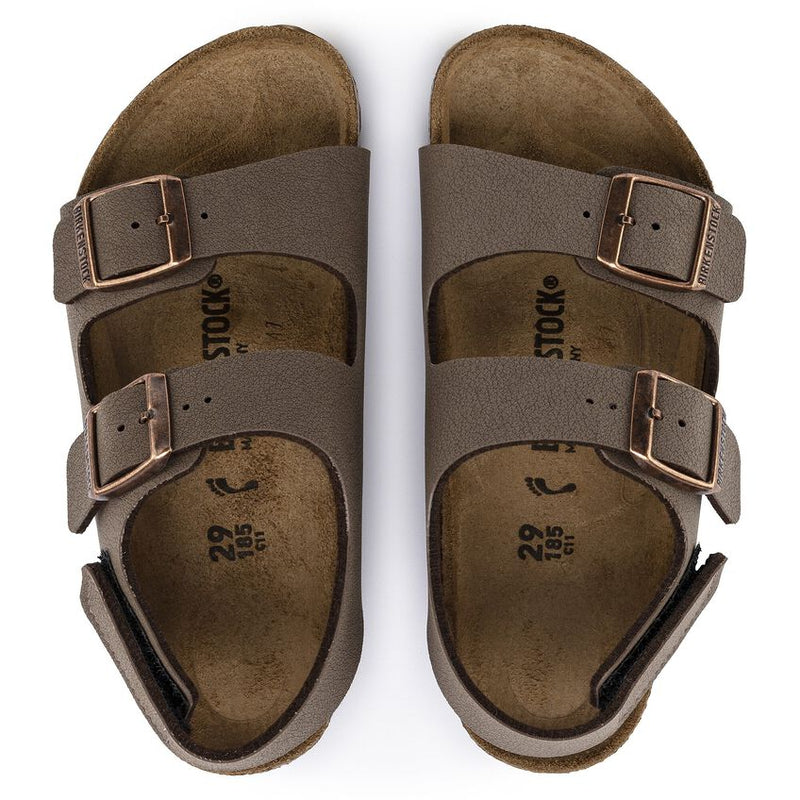 Birkenstock® • Milano HL Birkibuc (Kids) - Mocha
