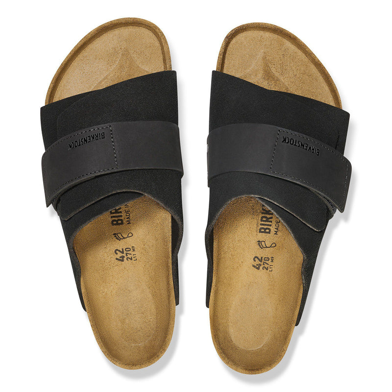 Birkenstock® • Kyoto Nubuck Suede Leather - Black