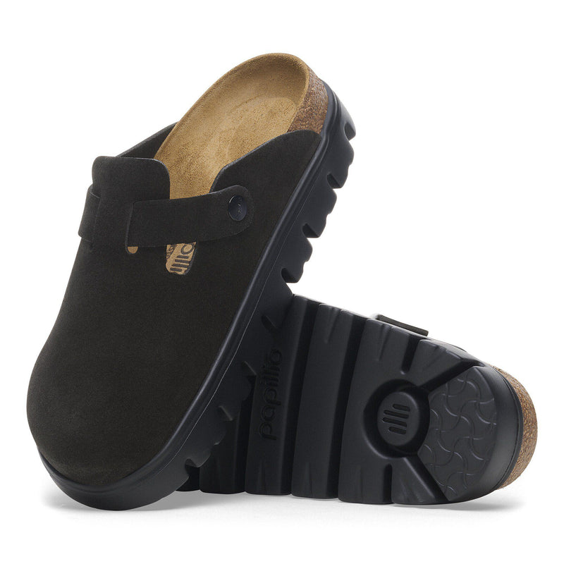 Birkenstock® • Boston Papillio Chunky - Black/Black