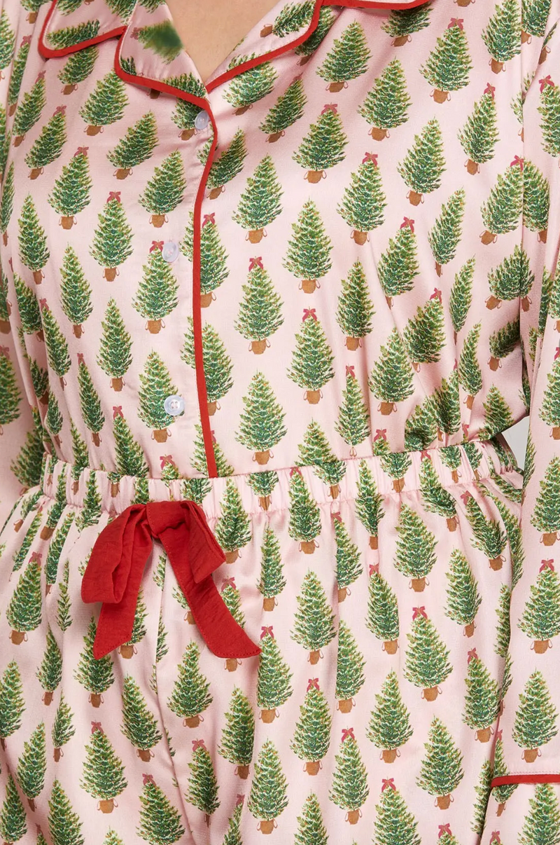 Christmas Tree Pajamas - Rose- Curvy