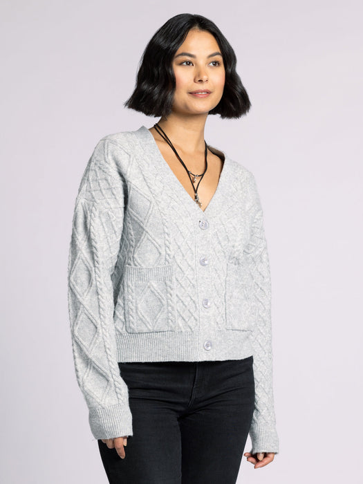 Thread & Supply • Calista Cardigan Heather Grey