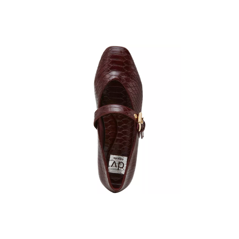 Dolce Vita • Mulaney Flats - Burgundy Snake Print