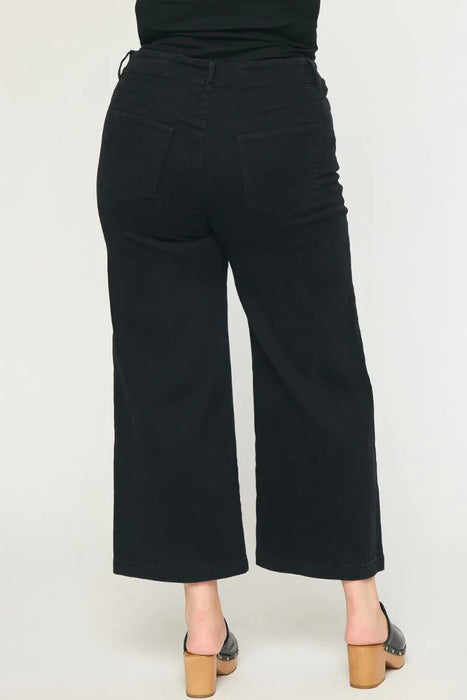 Wide Leg Jeans - Black