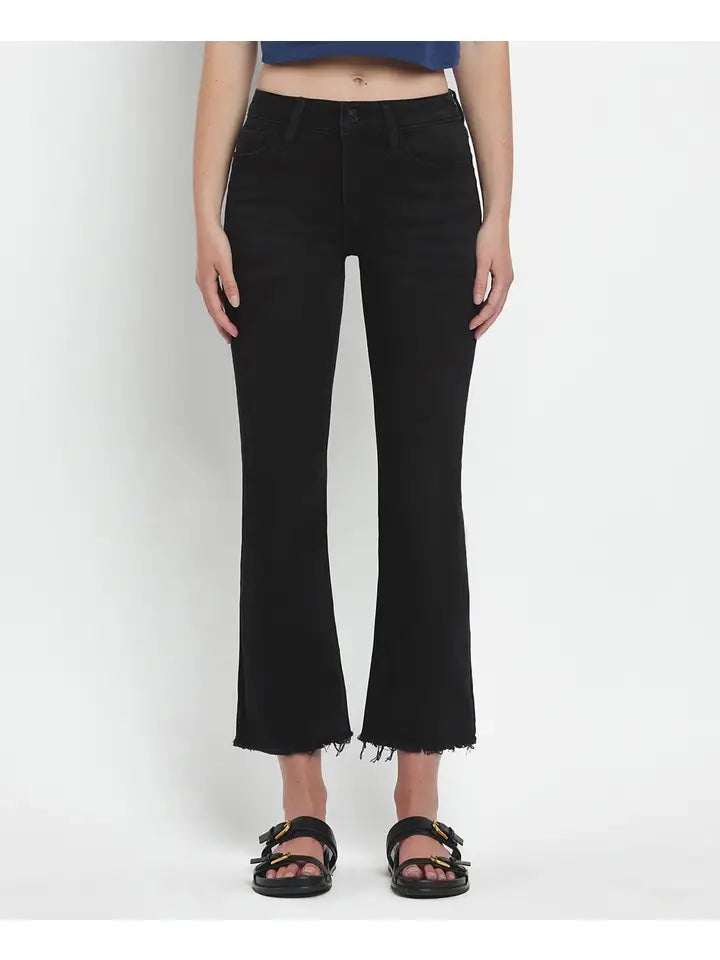 Mid-Rise Crop Flare Grandeur