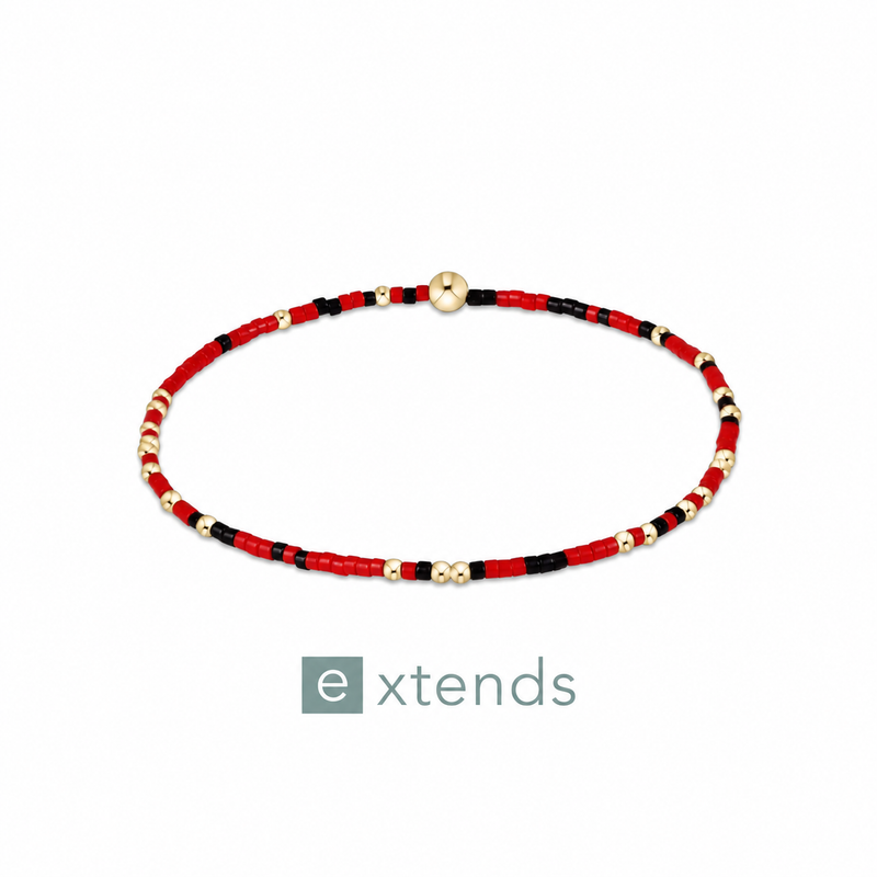 enewton Extends • Gameday Hope Unwritten Bracelet - Red & Black