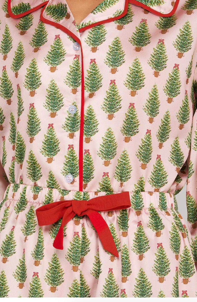 Christmas Tree Pajamas - Rose