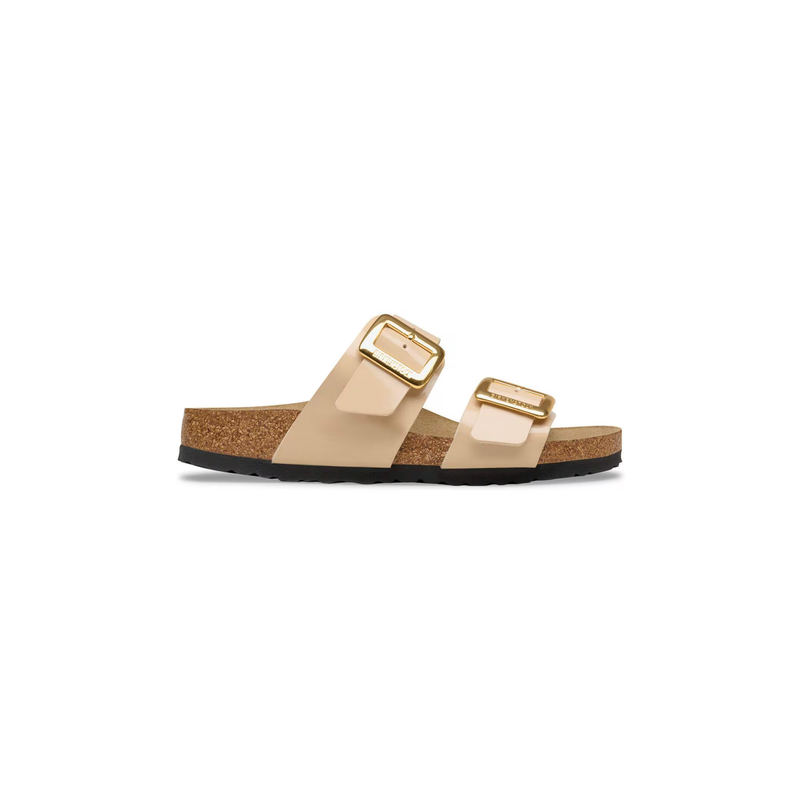 Birkenstock® • Sydney Luxe Buckle - Patent Sand (Narrow)