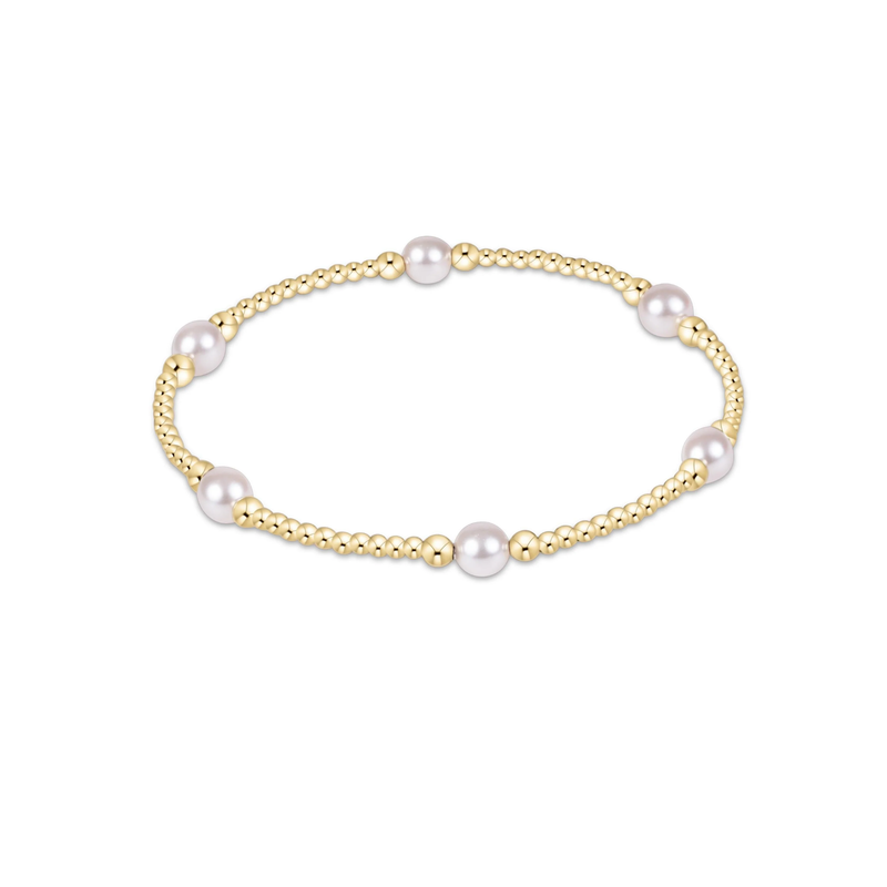 enewton • Purpose Pearl 5mm Gold Bracelet