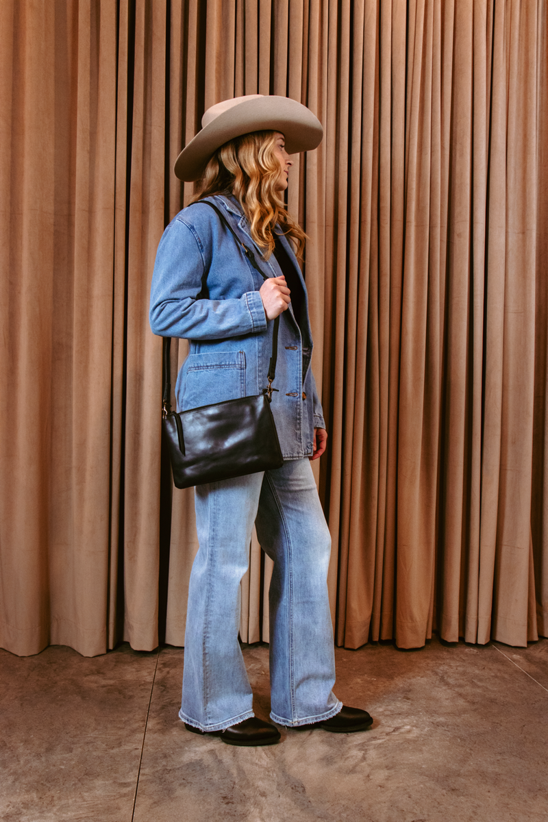 Denim Oversize Blazer - Denim