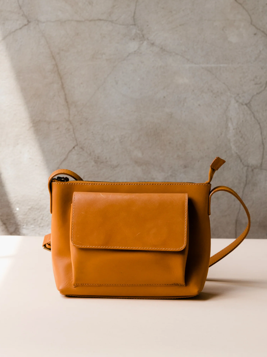 ABLE • Olivia Crossbody - Cognac