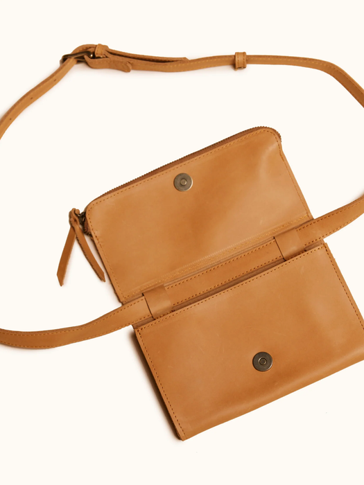 ABLE • Monique Crossbody Cognac