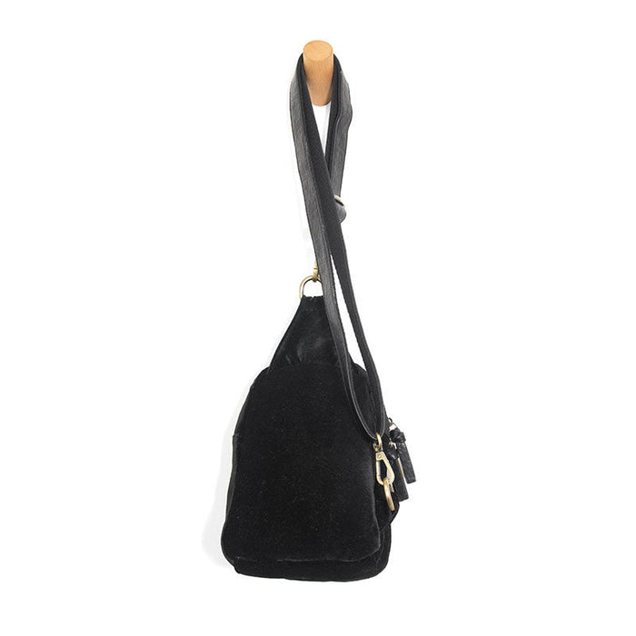 Skyler Sling Bag Velvet - Black