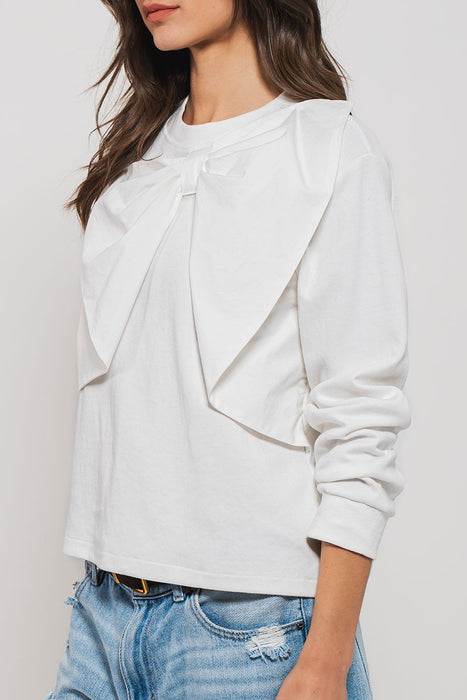 Heavy On My Heart Long Sleeve - Top Ivory