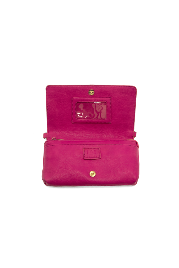 Magenta Everly Organizer Flap Crossbody