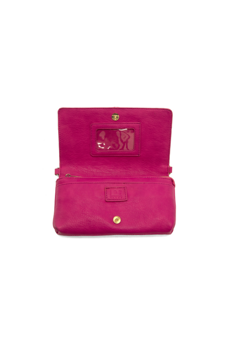 Magenta Everly Organizer Flap Crossbody