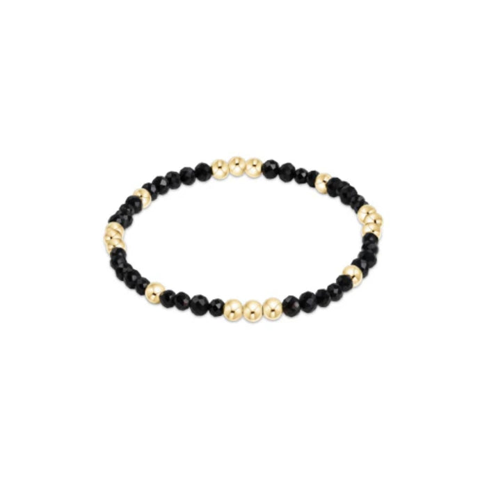 enewton • Worthy Pattern 3mm Bracelet Faceted Onyx