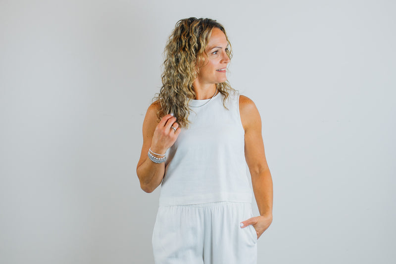 Z Supply • Sloane Linen Top - White