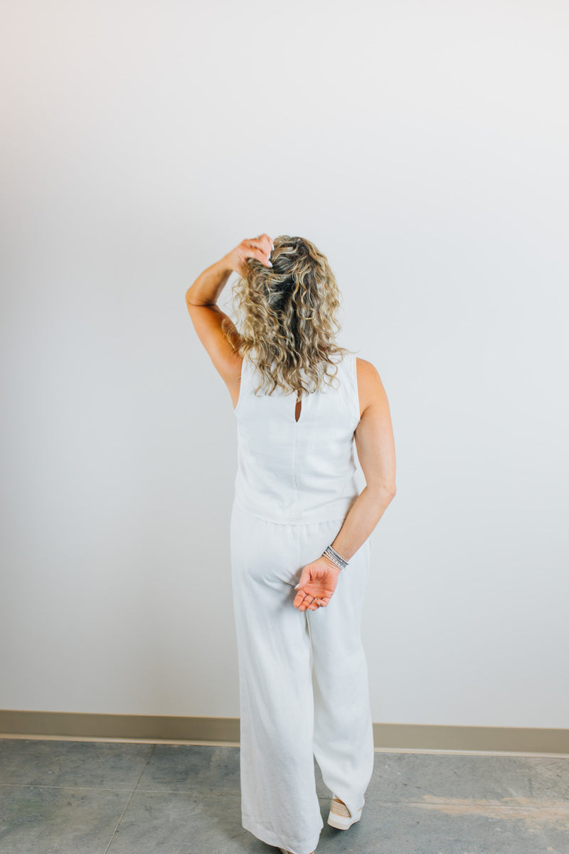 Z Supply • Scout Linen Pants - White