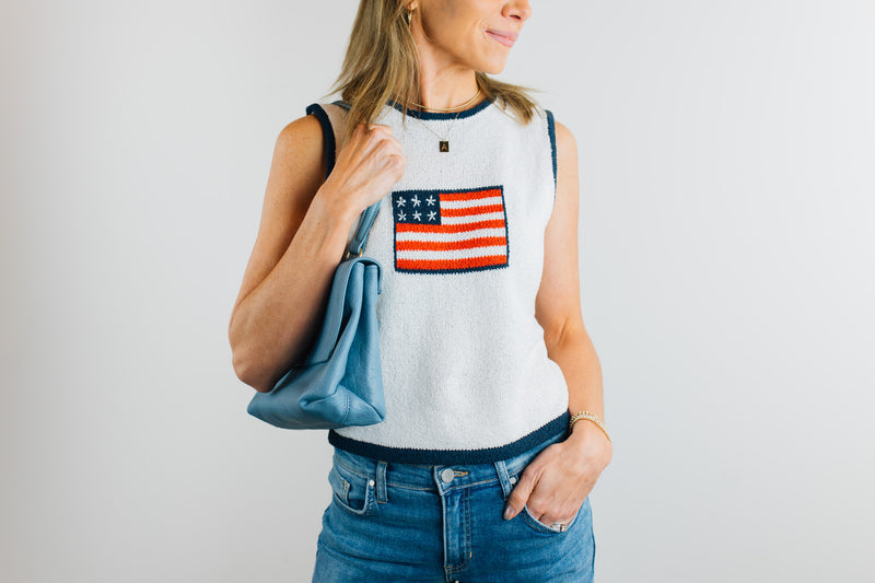 Flag Knitted Tank