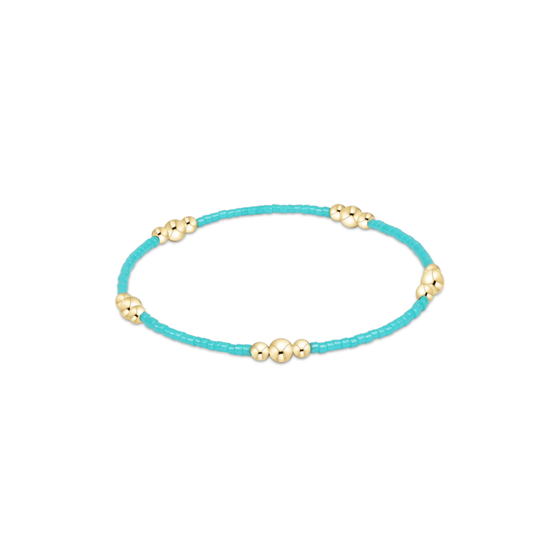 enewton • Hope Purpose Gold Bracelet - Turquoise