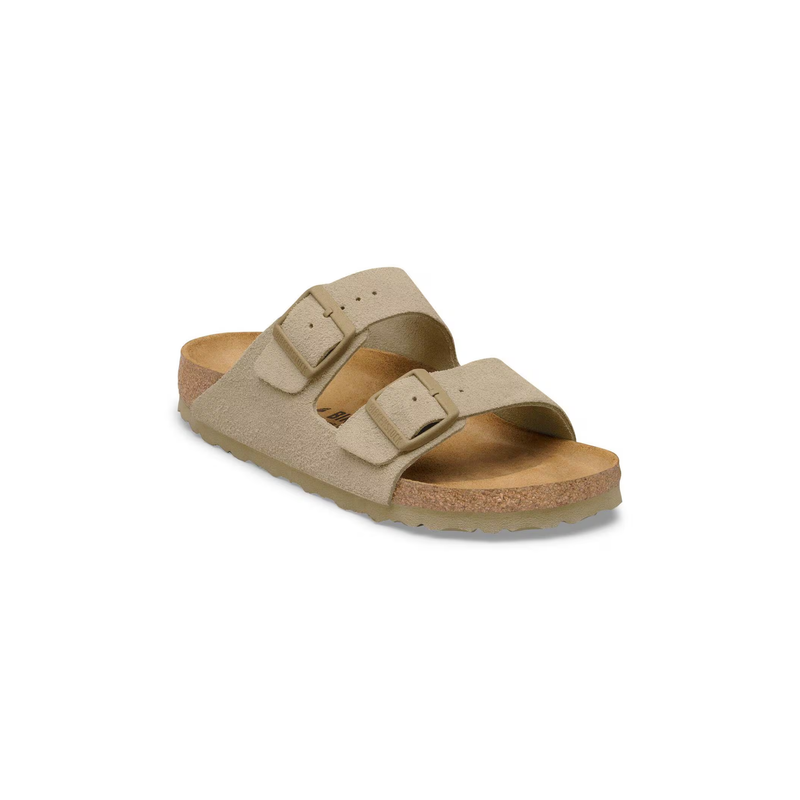 Birkenstock® • Arizona - Suede Faded Khaki (Regular)