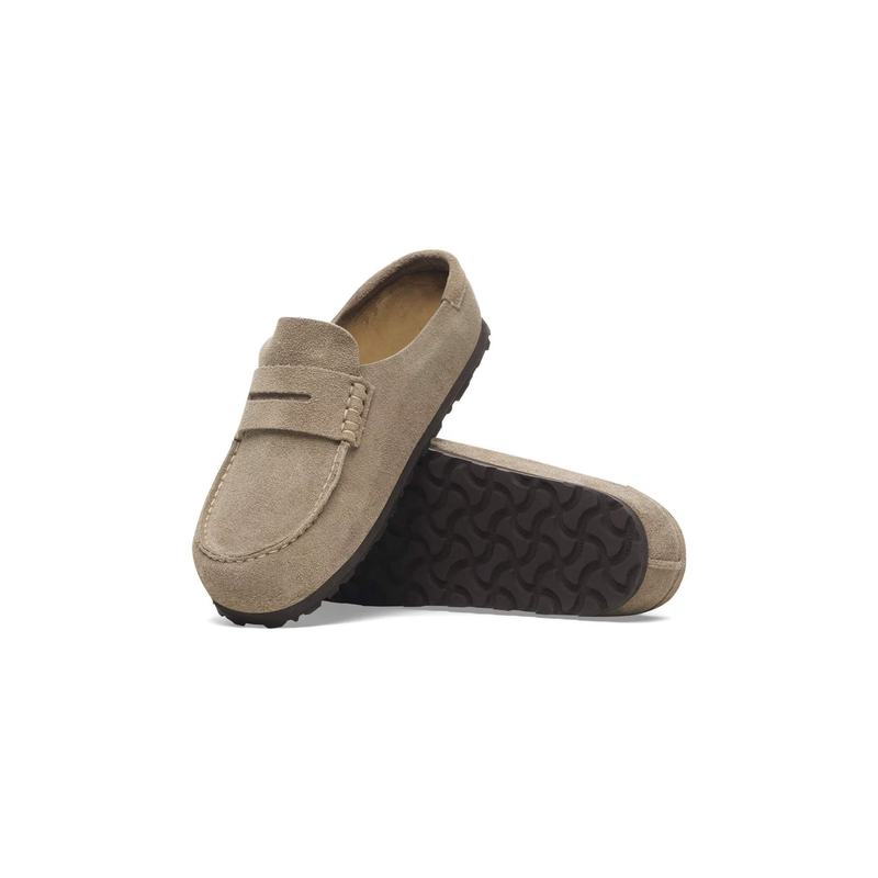 Birkenstock® • Naples Wrapped - Taupe Suede (Narrow)
