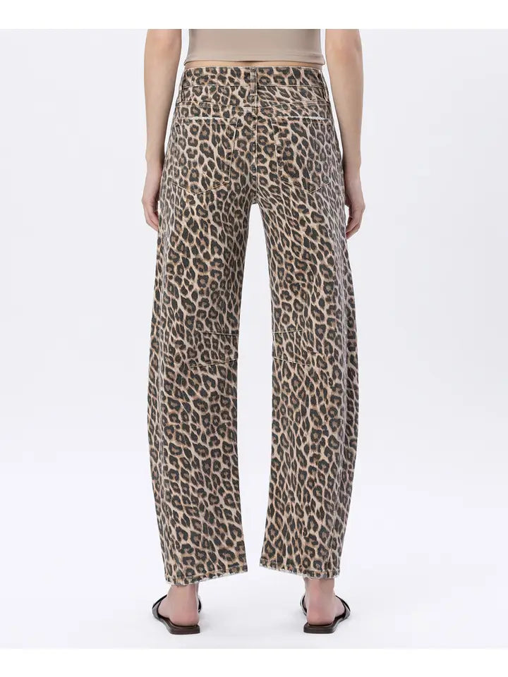 High Rise Barrel - Leopard