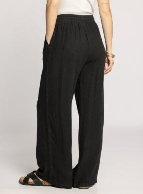 Solana Pants - Black Shadow