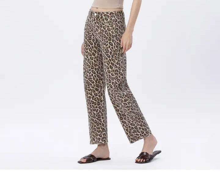 High Rise Barrel - Leopard