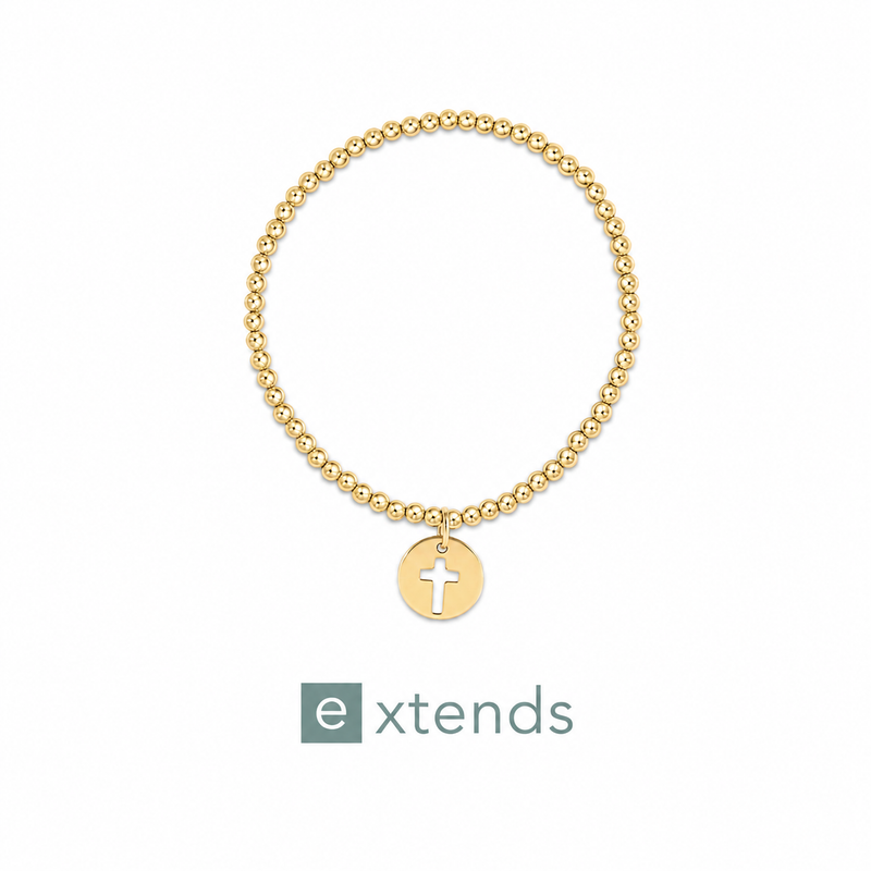 enewton Extends • Classic Gold 3mm Bracelet - Blessed Gold Disc