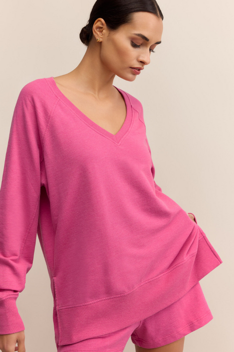 Z Supply • Weekender V Neck - Island Pink