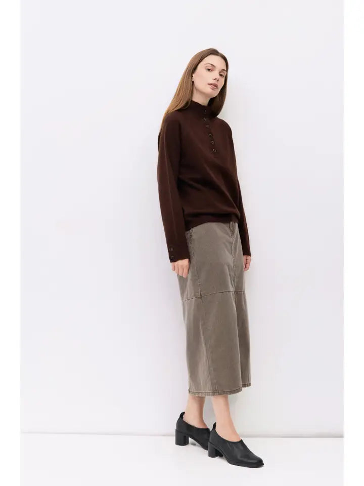 The Nina Sweater - Brown