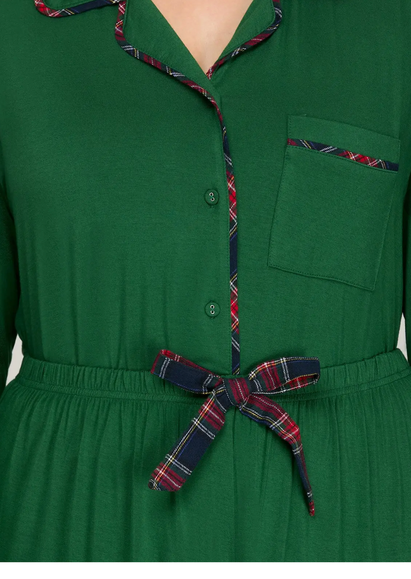 Green Pajamas - Curvy