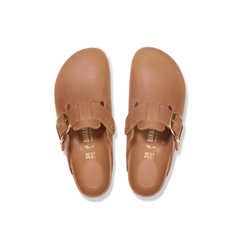 Birkenstock • Boston Big Buckle - Oiled Cognac (Narrow)