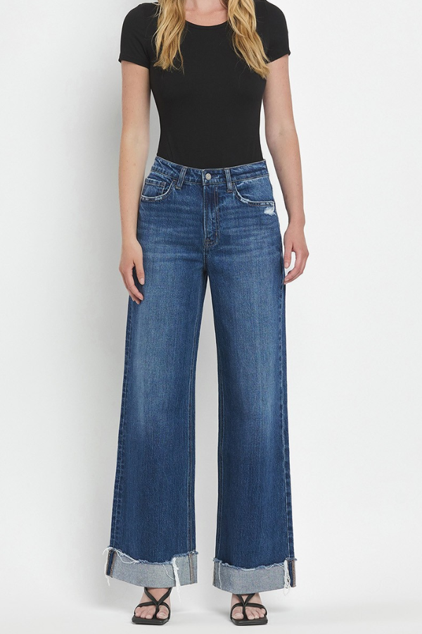 Vervet • Kris Super High Rise Baggy Wide - Brilliance
