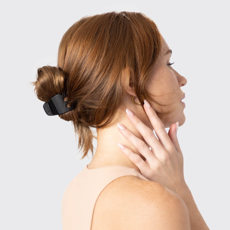 Eco Friendly Med Claw Clip 2 pk Black & Tortoise