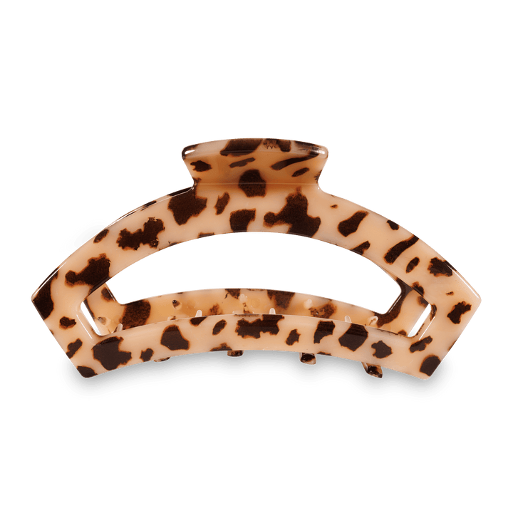 Teleties • Open Large Hair Clip - Blonde Tortoise