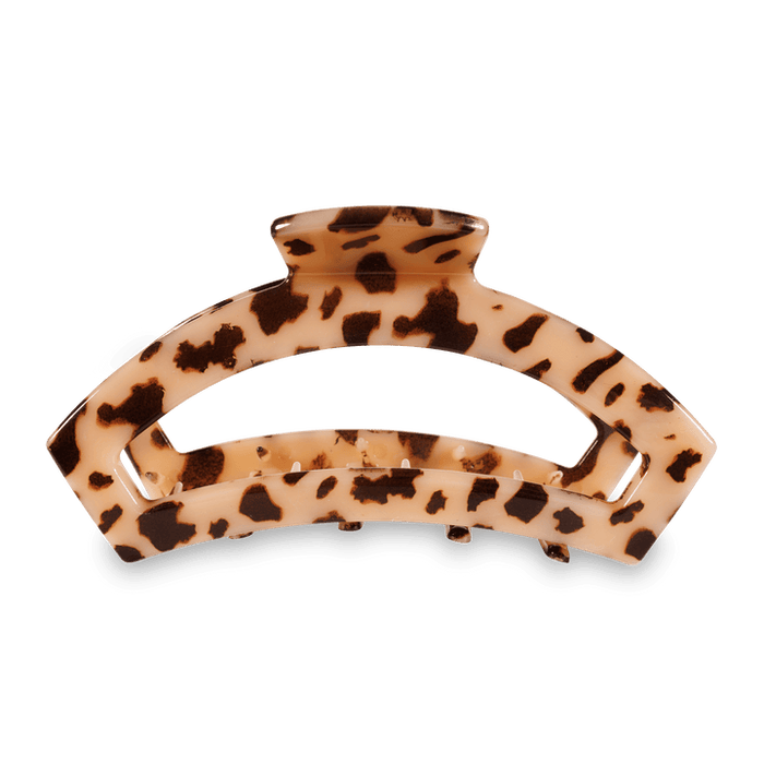 Teleties • Open Large Hair Clip - Blonde Tortoise