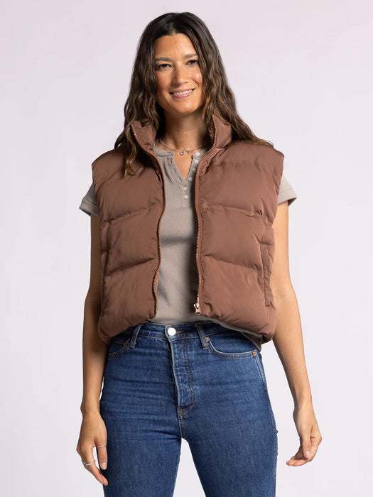 Thread & Supply • Issey Puffer Vest - Cappuccino