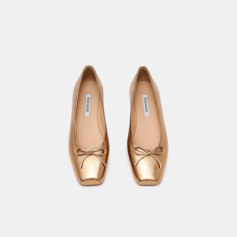 Steve Madden • Eleve Flat - Bronze Leather