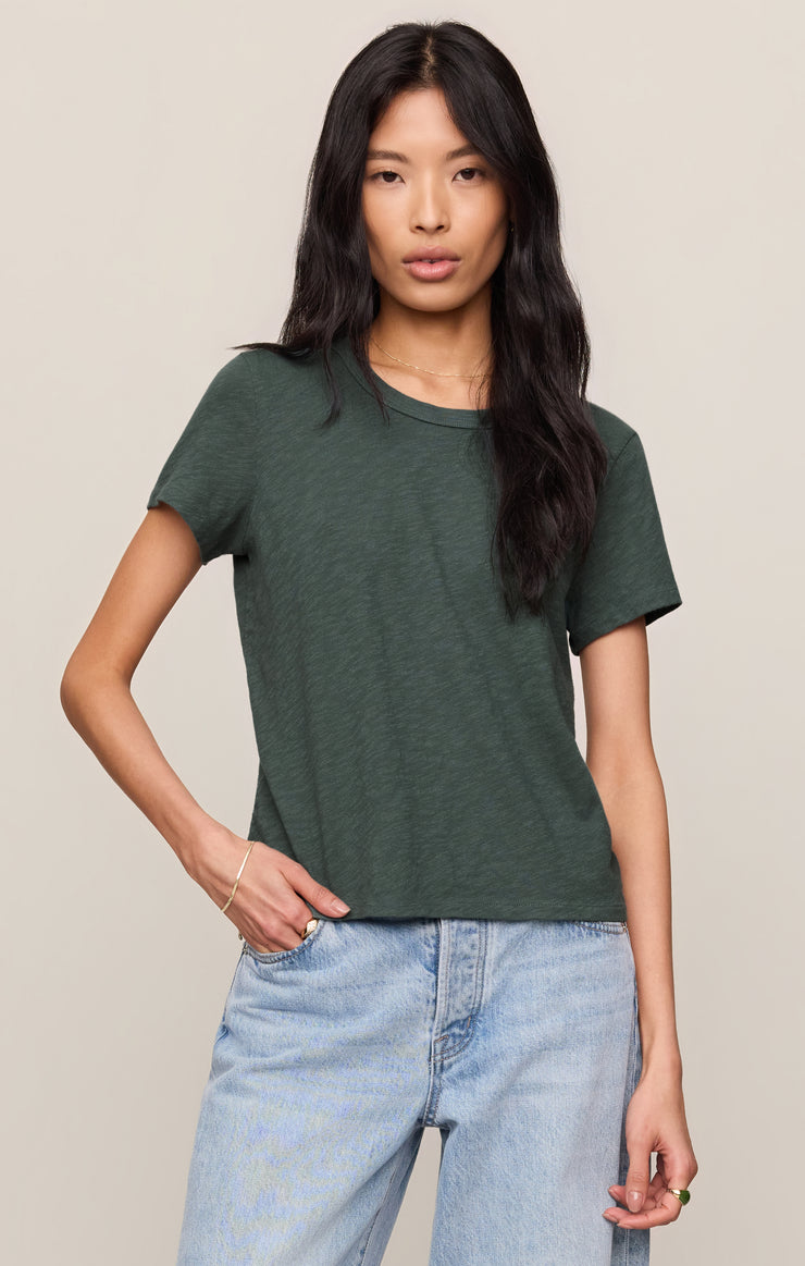 Z Supply • Junie Slub Tee Shirt - Emerald Cove