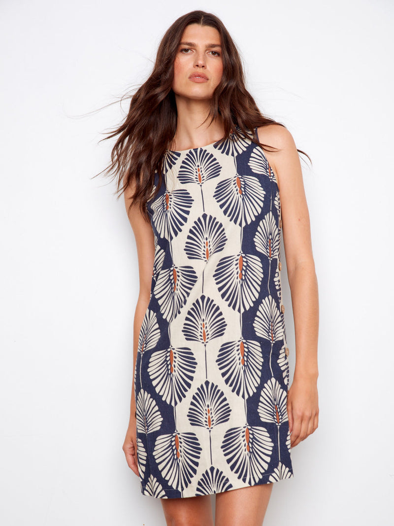 Charlie B • Printed Sleeveless Shift Dress - Tahiti