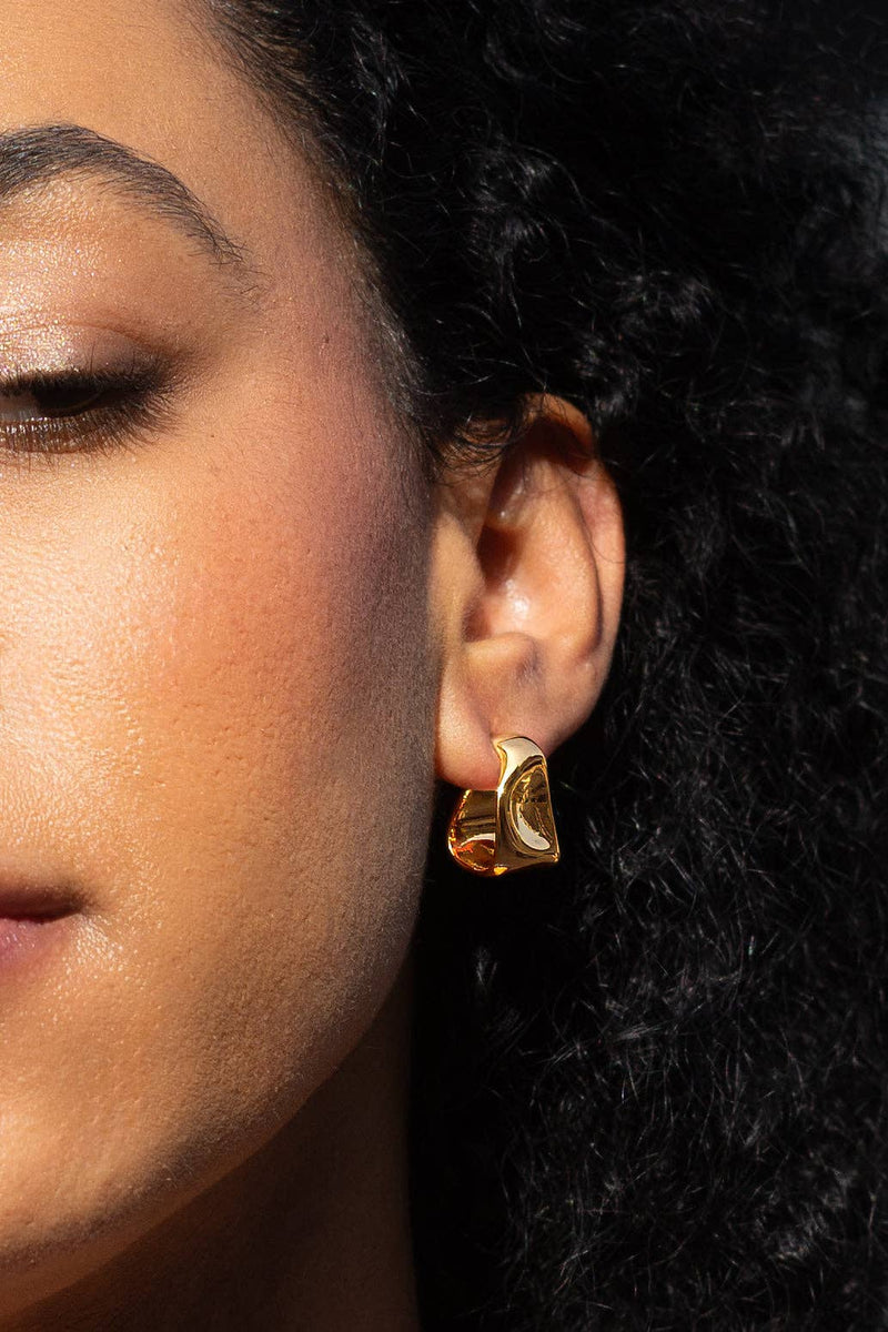Chloe Hoops - Gold