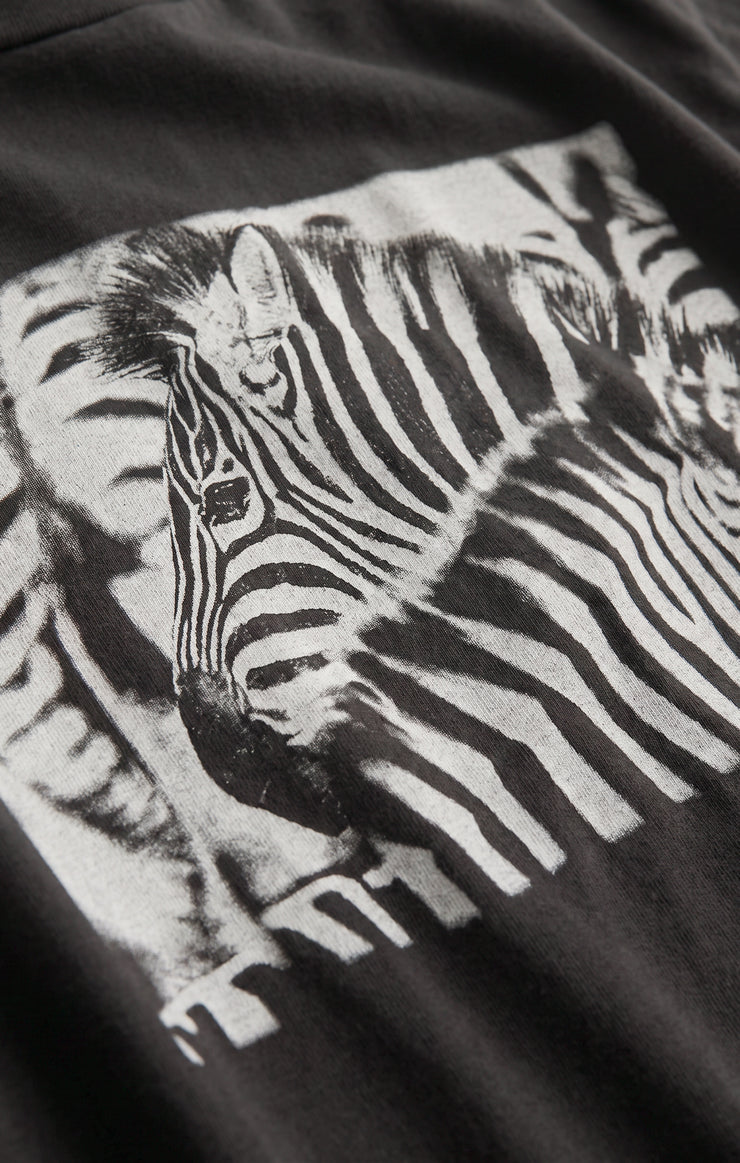 Z Supply • Zebra City Tee - Black Sand