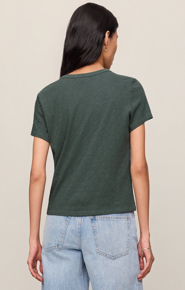 Z Supply • Junie Slub Tee Shirt - Emerald Cove