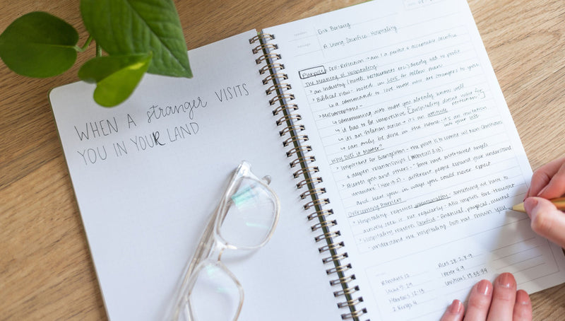 Church Notes • Happy Icons Bible Study Notebook By Callie Danielle